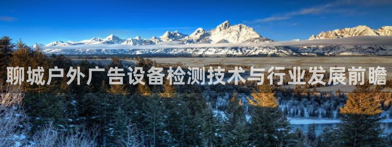 杏宇平台注册登录：聊城户外广告设备检测技