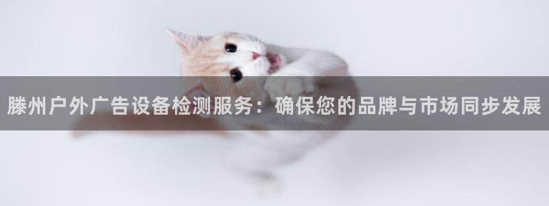 杏宇平台总代理：滕州户外广告设备检测服务：确保您的品牌与市场同步发展