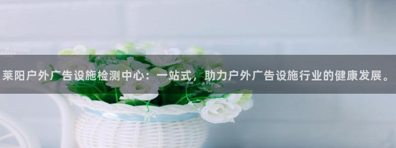 杏宇平台注册地址在哪里：莱阳户外广告设施检测中心：一站式，助力户外广告设施行业的健康发展。