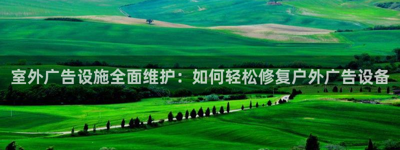 杏宇平台提现为什么这么久呢：室外广告设施全面维护：如何轻松修复户外广告设备